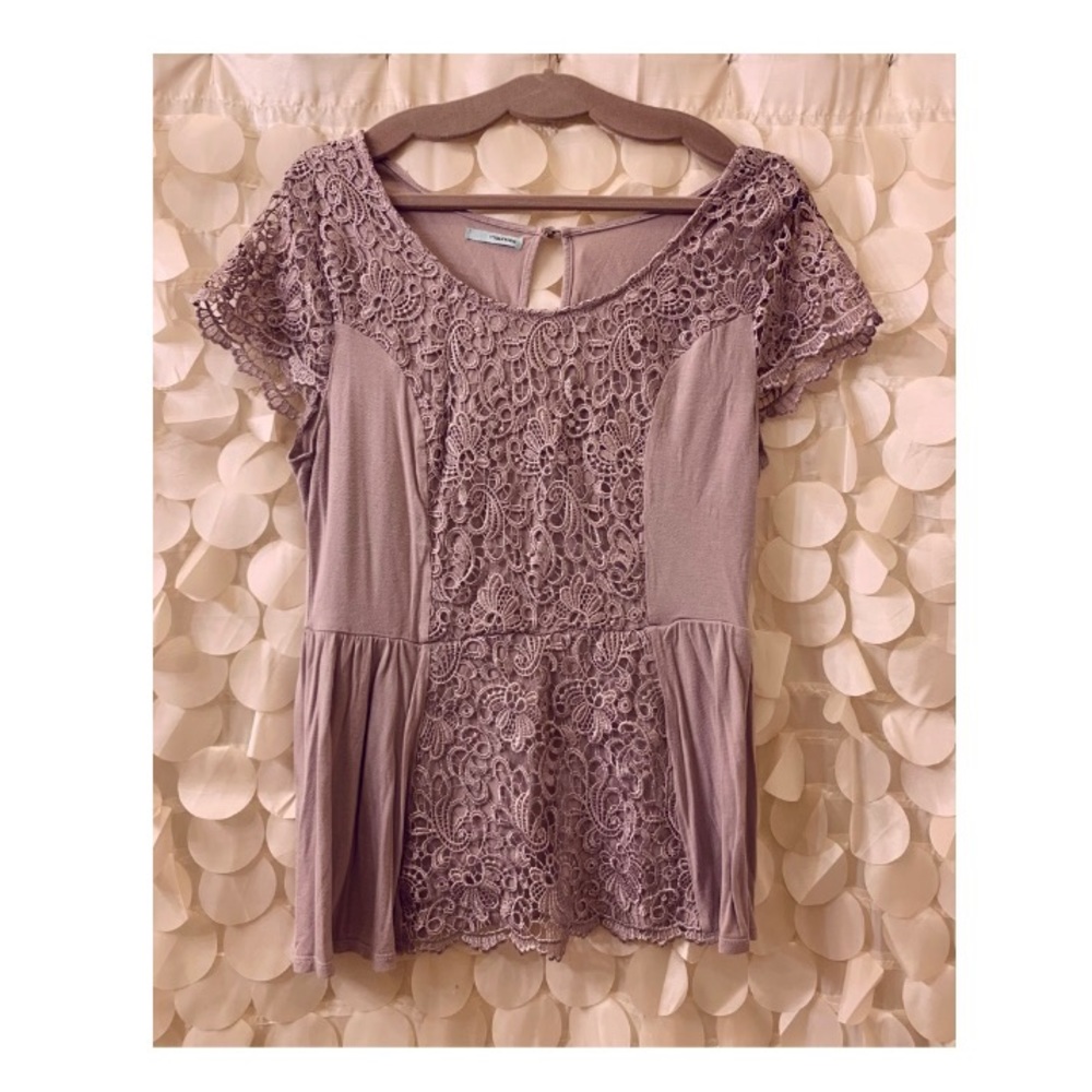 Maurice’s Lavender Lace Blouse
